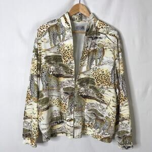 CLOSET CLEAR OUT!  Vintage Y2K Safari Print Jacket